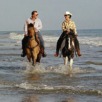 beach horseback riding