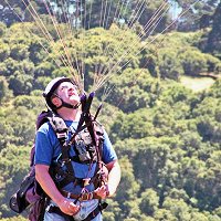 paragliding_gallery_takeoff Santa Barbara Paragliding