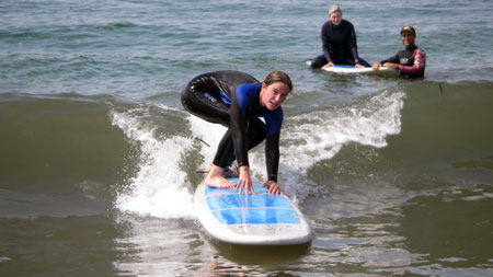 santa barbara surfing lesson