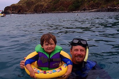 Pin It It isn’t every day that a dad gets to take his kids out of their first snorkeling trip. This winter my family did just that. After a 5 hour flight to Hawaii and several days of “practice” in the hotel pool, we headed out on a half day excursion on a catamaran to [...]
