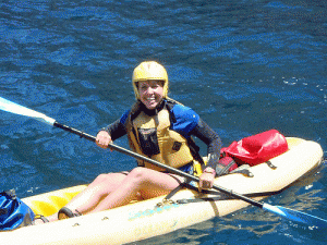 Amy Kayaking at Channel Islands National Park