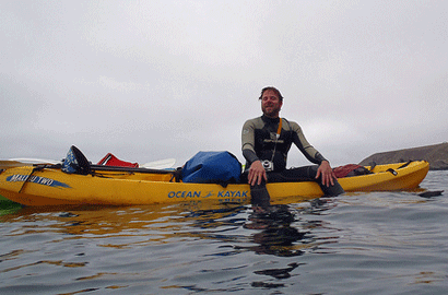 Channel Islands kayaker