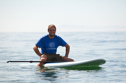 learn to Stand Up Paddle board in santa barbara ca
