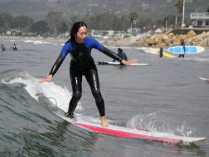 surfing lessons sb