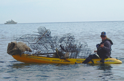Marine Debris Clean Up kayak Trip