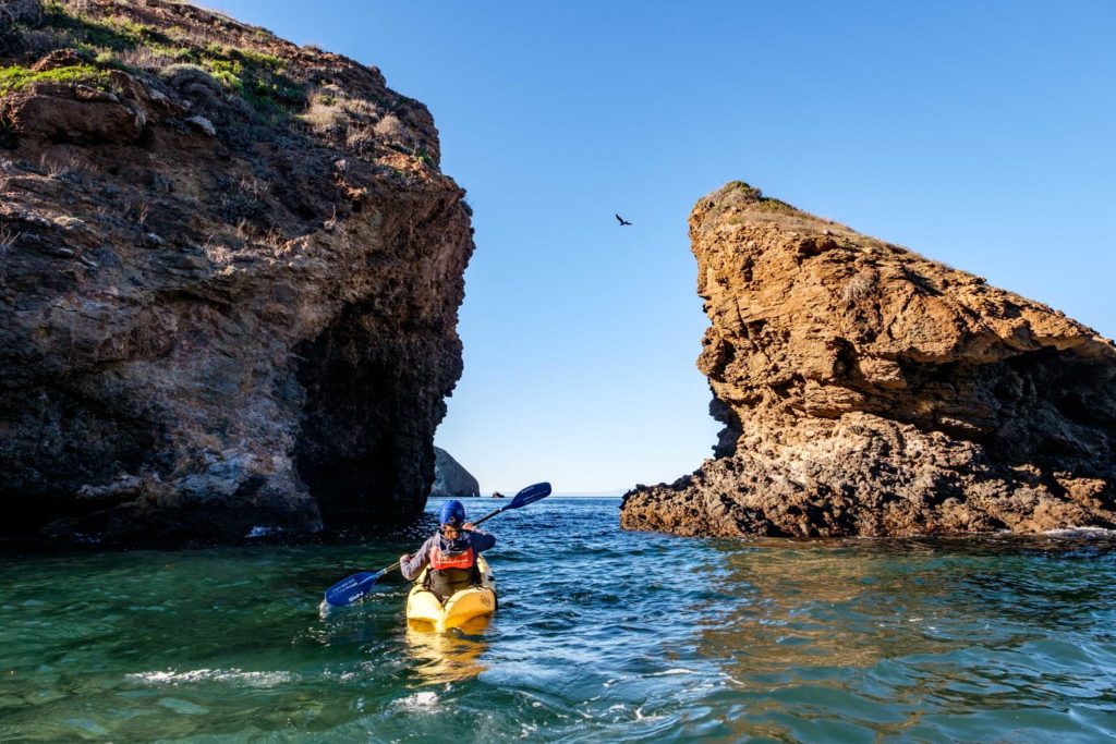 2) Kayaking the Channel Islands 