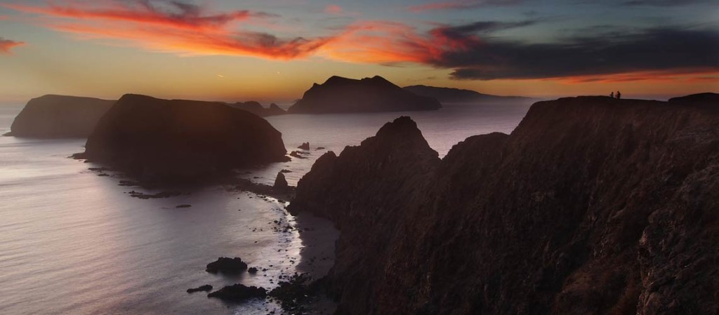 anacapa island sunset