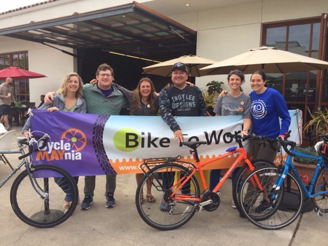 CycleMAYnia! Our team biked almost 1,000 miles during May