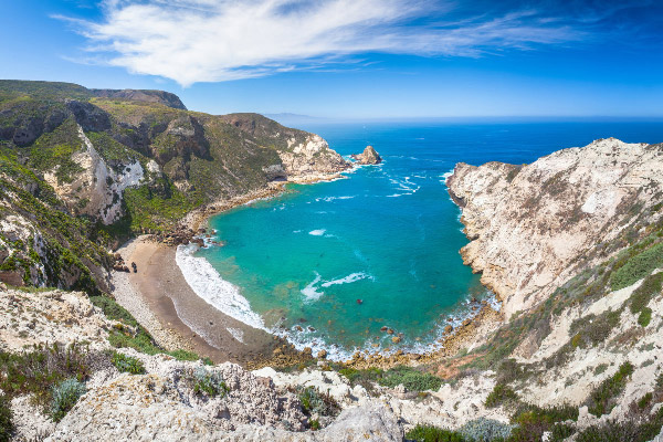 Summer at Potato Harbor, Santa Cruz Island.