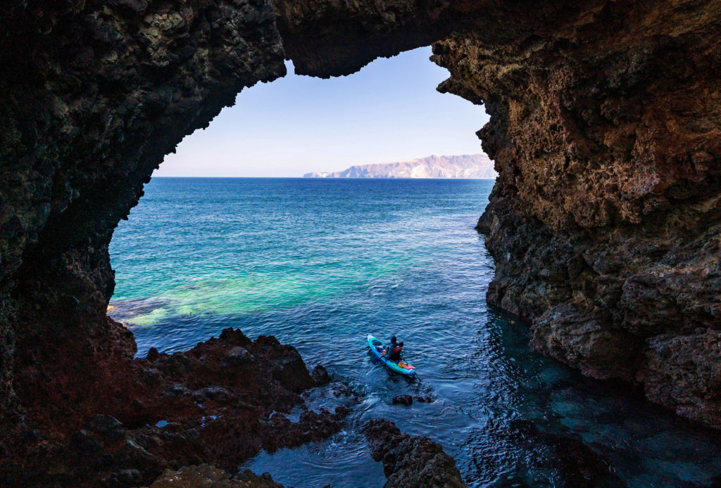 Prisoners Harbor cave kayak tours