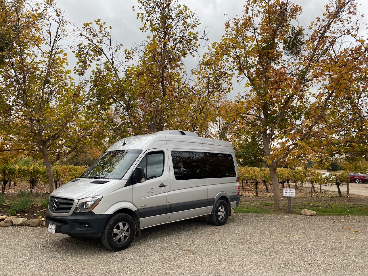 wine tour van 