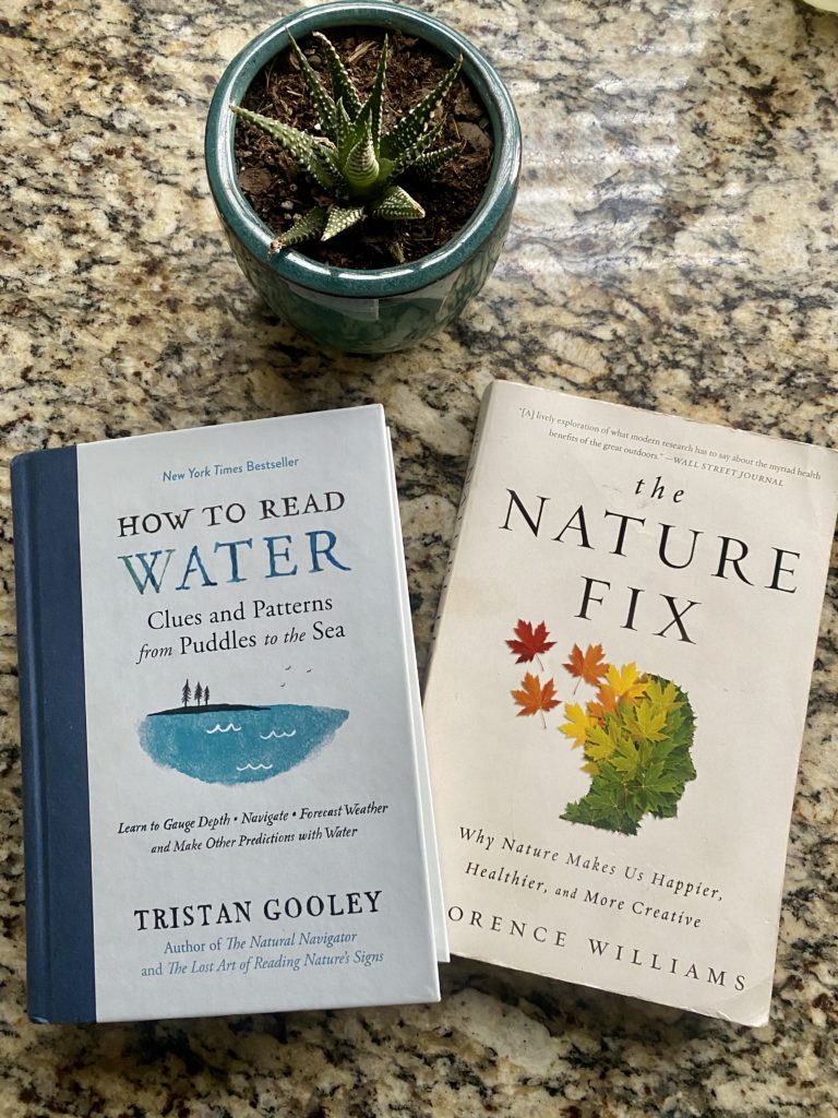 Books: How to Read Water by Tristan Gooley and the Nature Fix by Florence Williams 