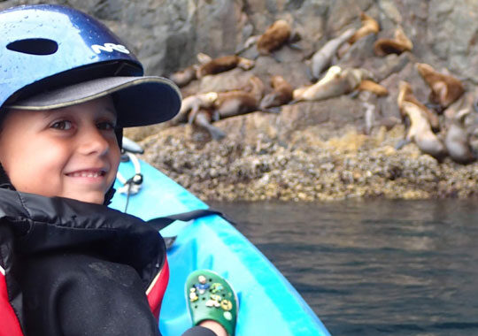 Ages 5 and up are allowed on our kayak tours at Channel Islands National Park