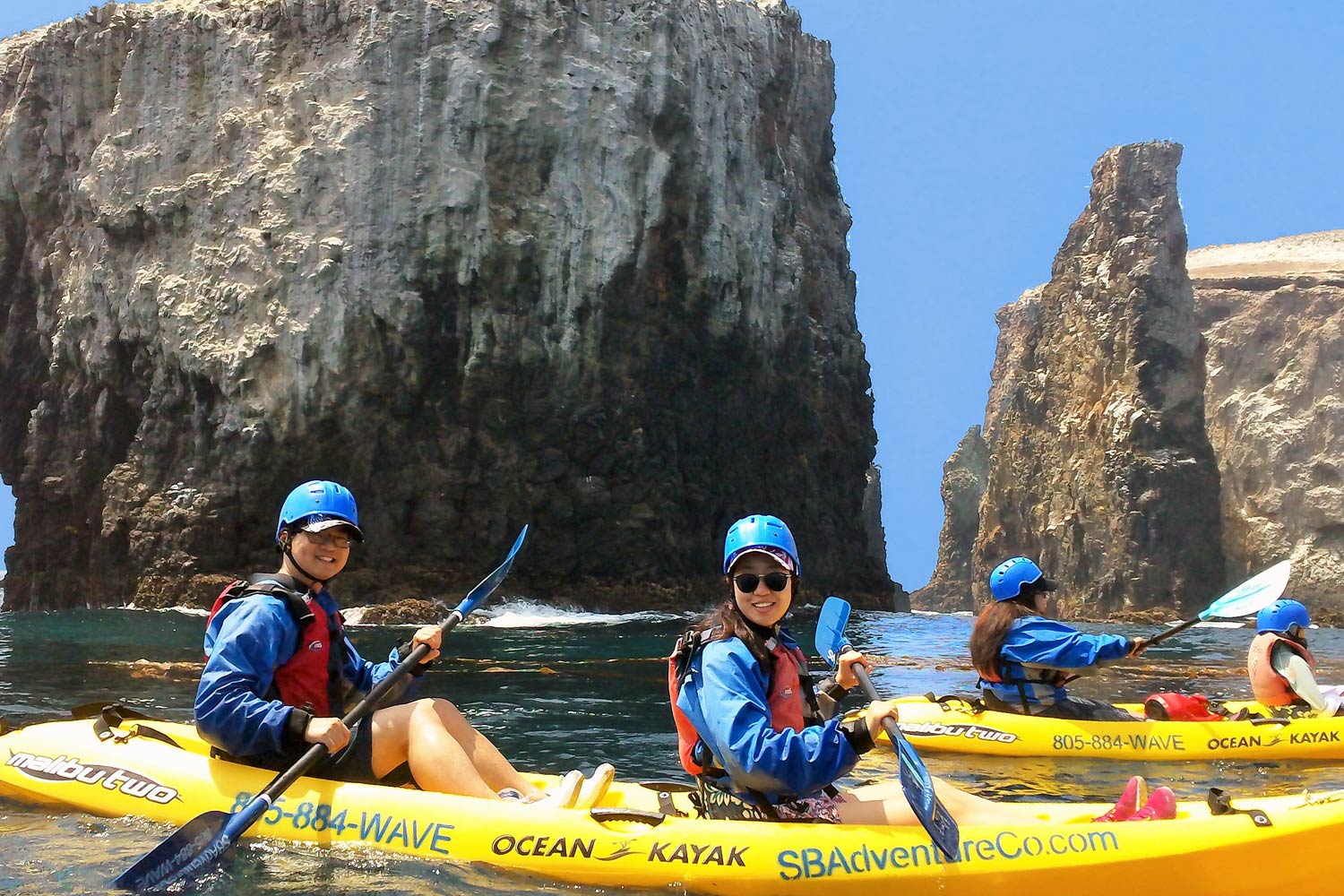 Sea Cave Kayaking in santa barbara
